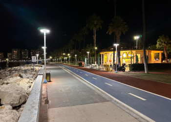 Набережная Мерсина вечером – фотографии Турции