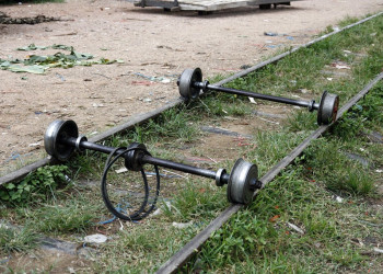 Бамбуковый поезд (Bamboo Train) – фотографии Камбоджи