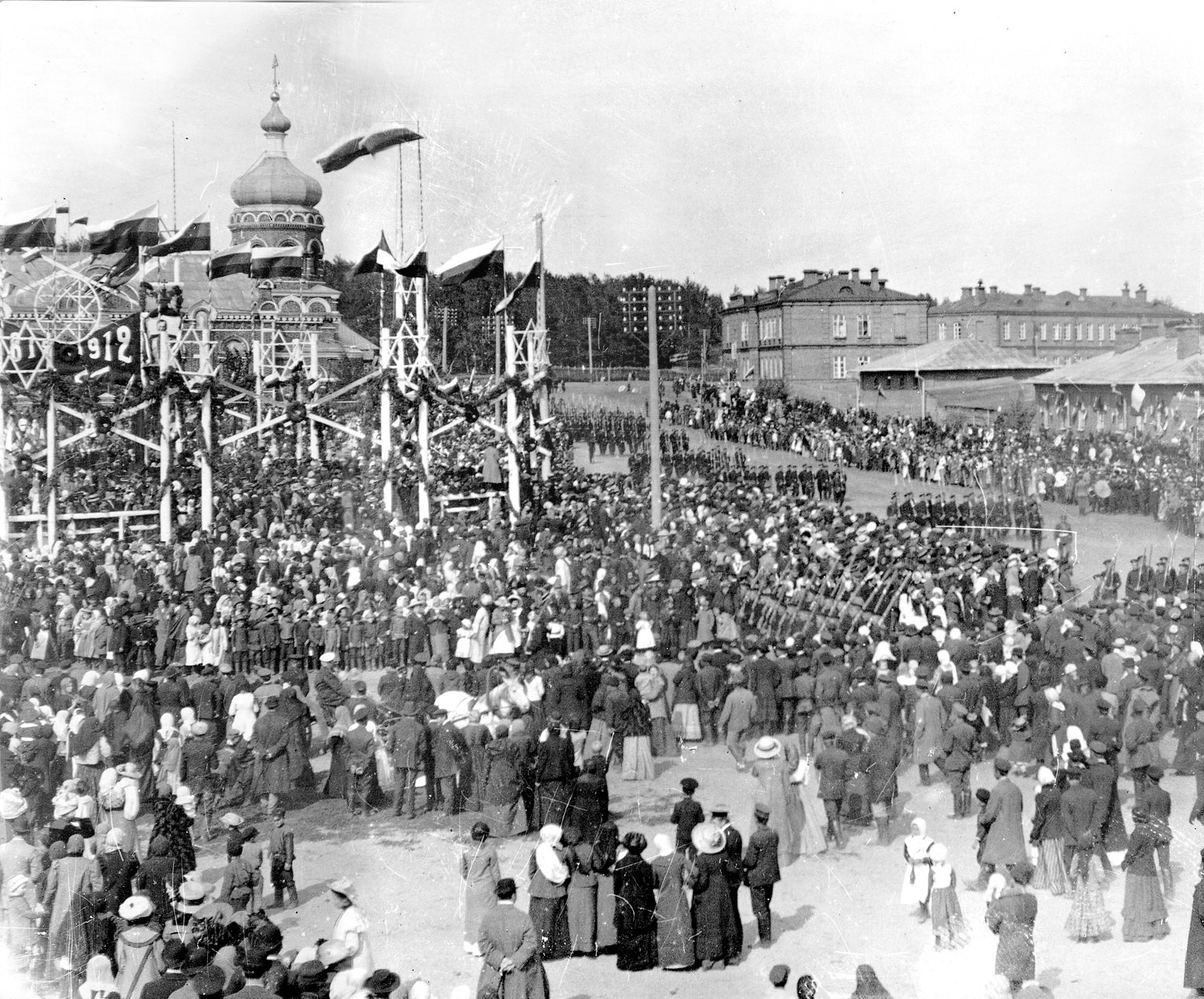 Барнаул, Никольская церковь, 1912 год – фотографии России