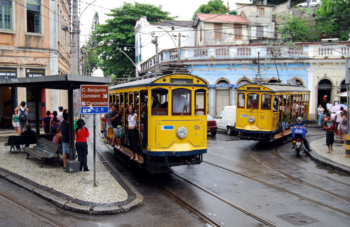 Трамвай Санта-Тереза в Рио – фотографии Бразилии