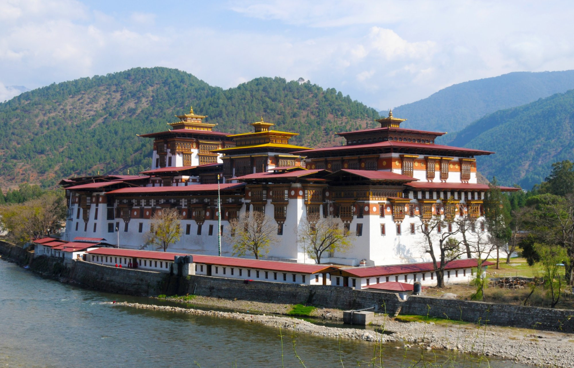 Пунакха-дзонг (Punakha Dzong) – фотографии Бутана