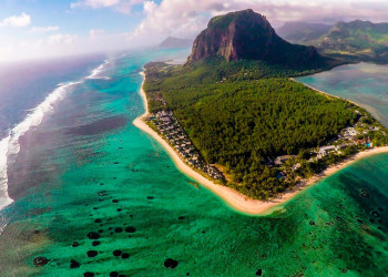 Остров Маврикий с высоты. – фотографии Маврикия