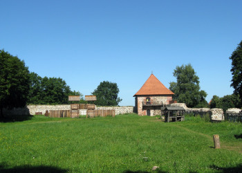 Полуостровной замок в городе Тракай – фотографии Литвы