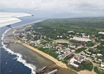 Фото из самолета. Науру – фотографии Науру