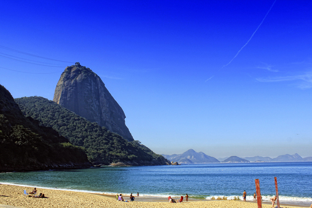 Пляж Вермелья в Рио – фотографии Бразилии