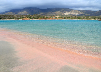 Экзотический розовый пляж (Pink Sands Beach), остров Харбор, Багамы – фотографии Багамских островов