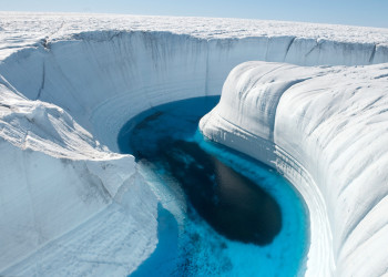 Голубая река в Гренландии (Ледник Петермана) – фотографии Гренландии