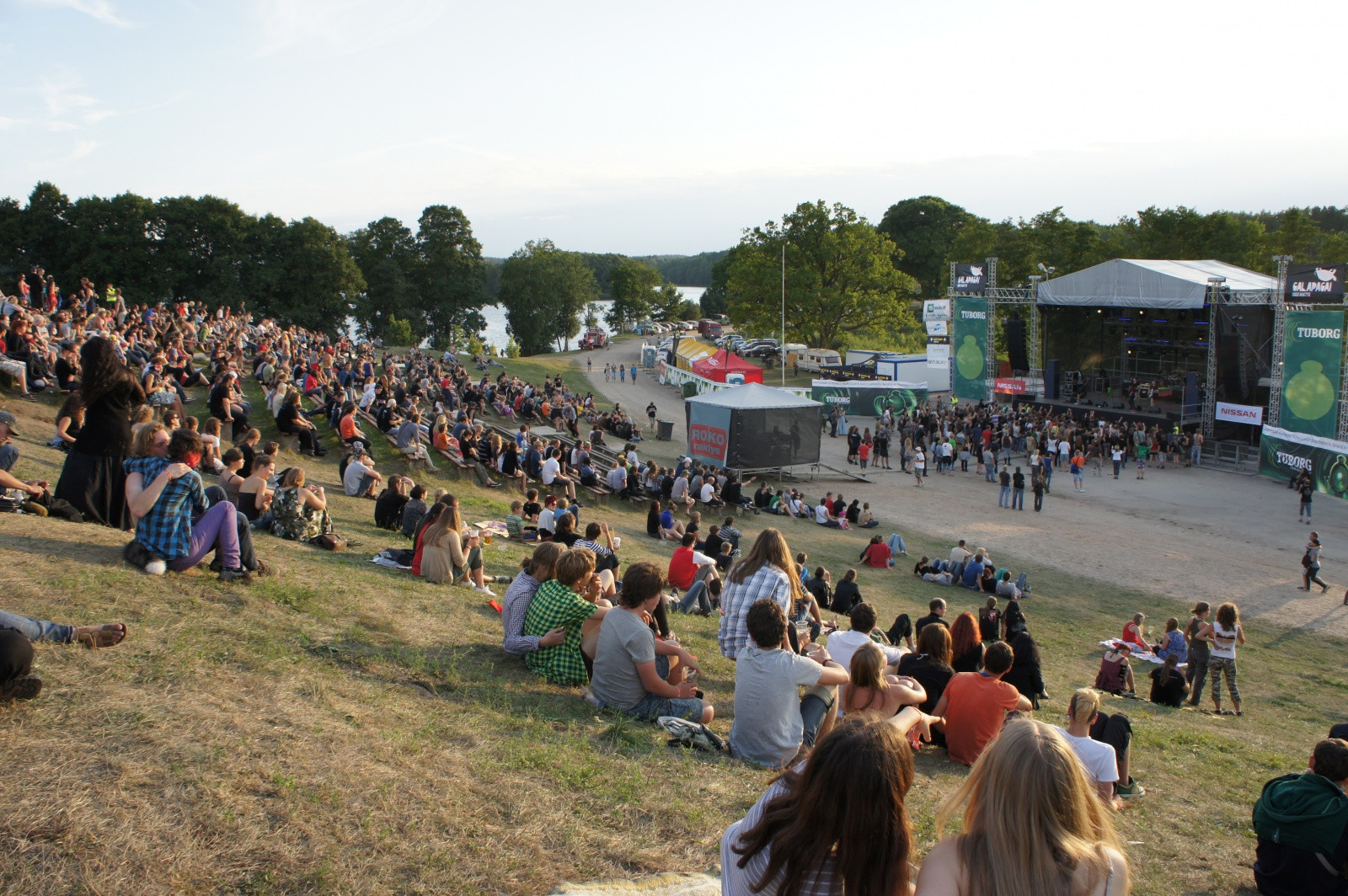Летом в окрестностях Зарасая проходит много концертов – фотографии Литвы