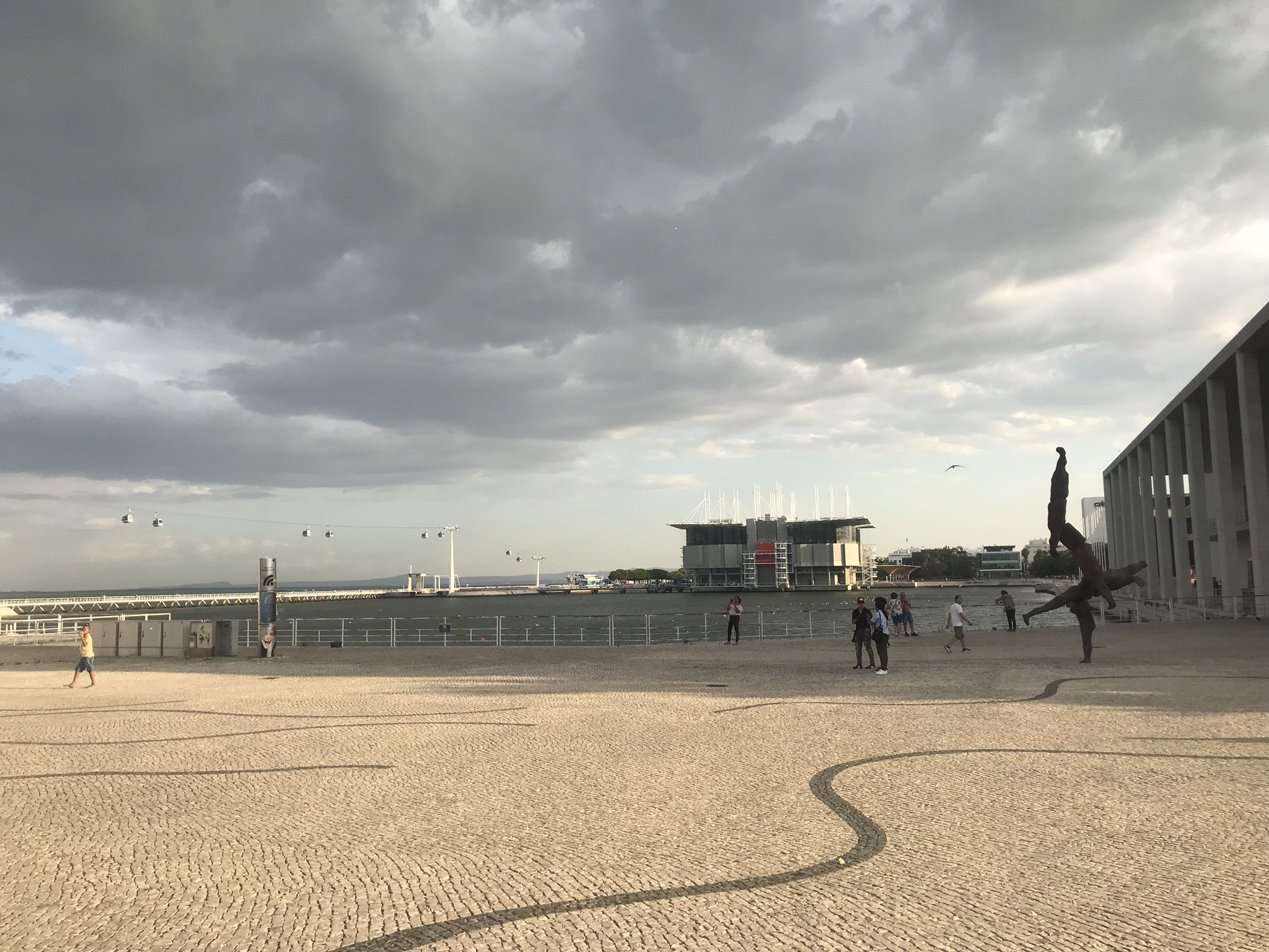 Вид на океанариум в Лиссабоне – фотографии Португалии