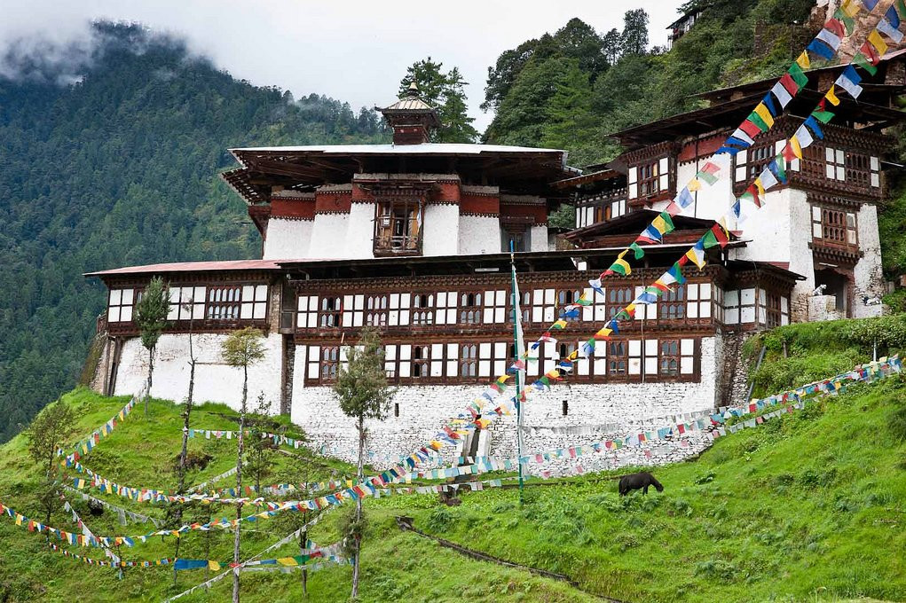Монастырь Чагри (Chagri Monastery), Бутан – фотографии Бутана