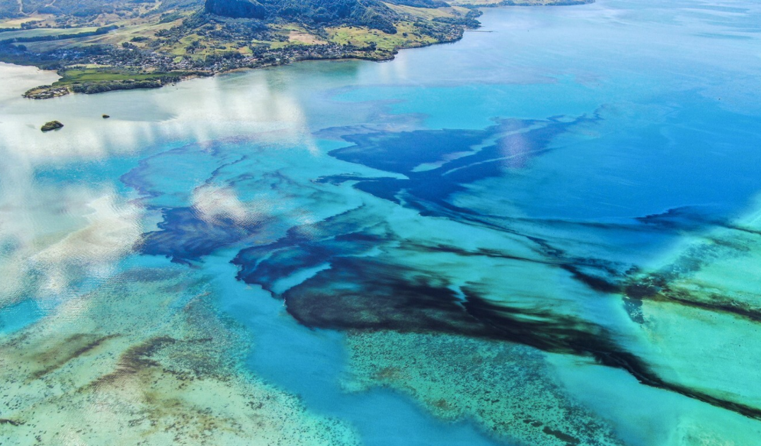 Нефть в океане у Маврикия в августе 2020 после крушения нефтяного танкера – фотографии Маврикия