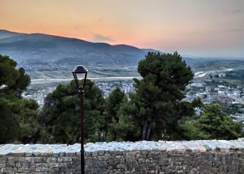 Смотровая площадка на Берат. Албания. – фотографии Албании