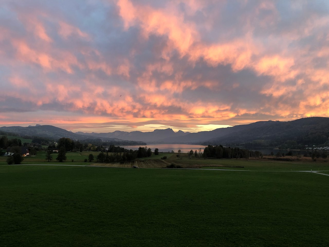 Закат над Фёклабруком. Австрия – фотографии Австрии