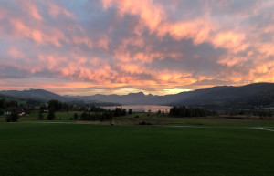 Закат над Фёклабруком. Австрия – фотографии Австрии