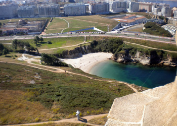 Пляж Сан-Амаро (San Amaro) в Ла-Корунья – фотографии Испании