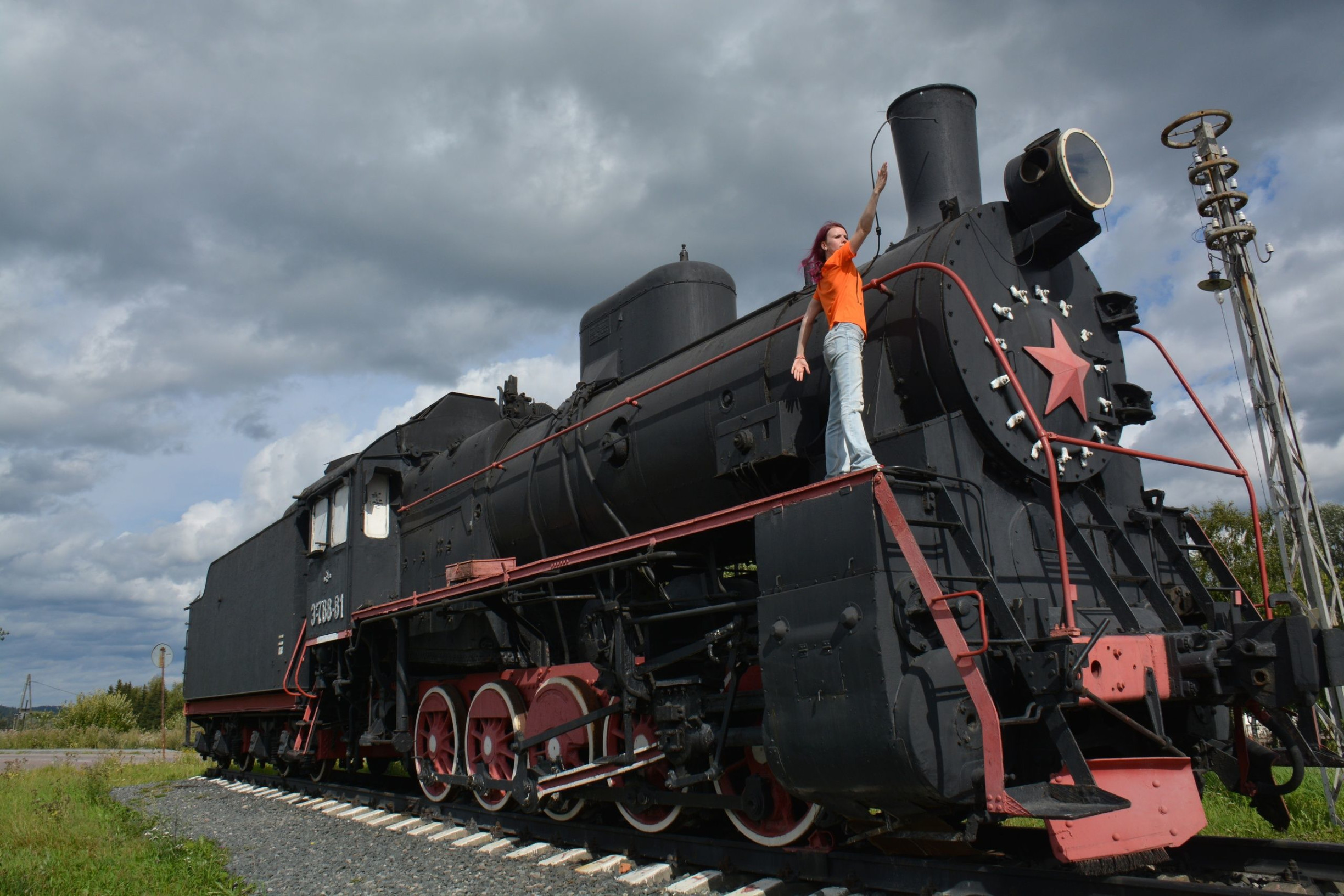 ретро-паровоз – фотографии России
