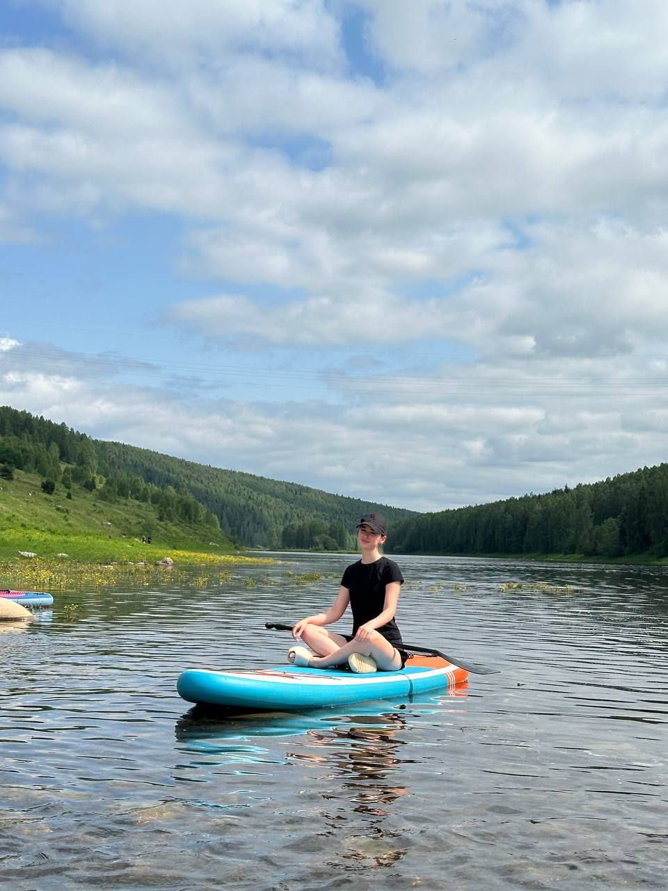 Сплав по реке Косьва на сапборде – фотографии России