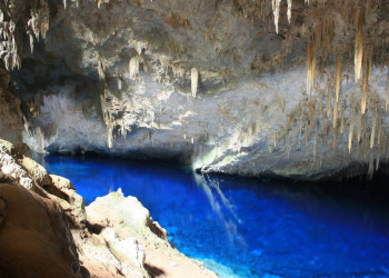 Грот голубого озера (Gruta do Lago Azul) – фотографии Бразилии