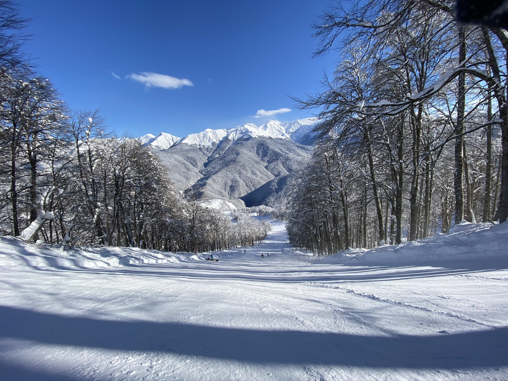 Северный склон на Роза Хутор – фотографии России