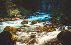Река Юпшара в каньоне Каменный мешок. Озеро Рица – фотографии Абхазии