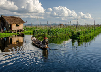 Плавучий огород – фотографии Мьянмы
