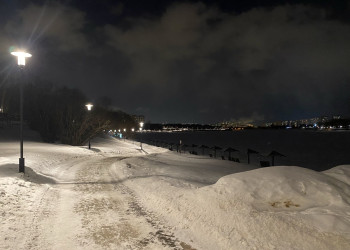 Парк Борисовские пруды зимой – фотографии России