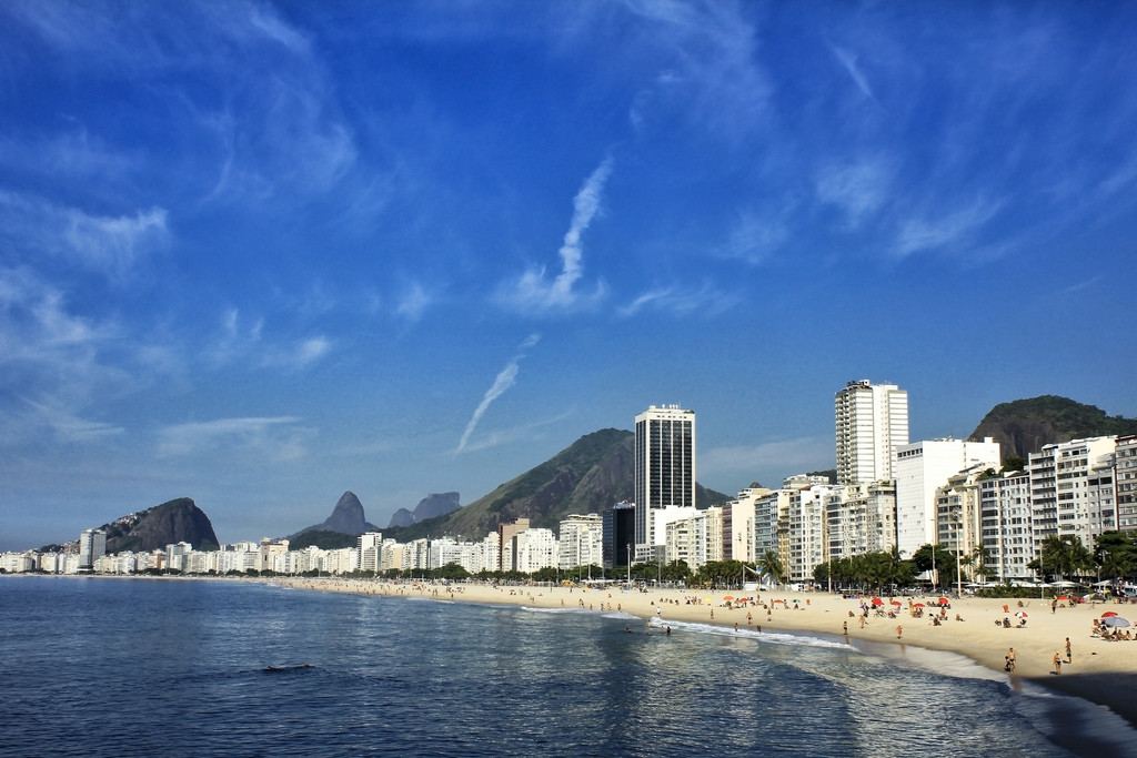 Пляж Копакабана в Рио-де-Жанейро – фотографии Бразилии