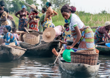 Деревня Ганвье (Ganvie) – фотографии Бенина