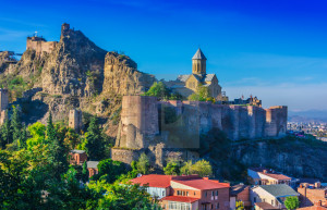 Крепость Нарикала (Narikala), Тбилиси, Грузия – фотографии Грузии