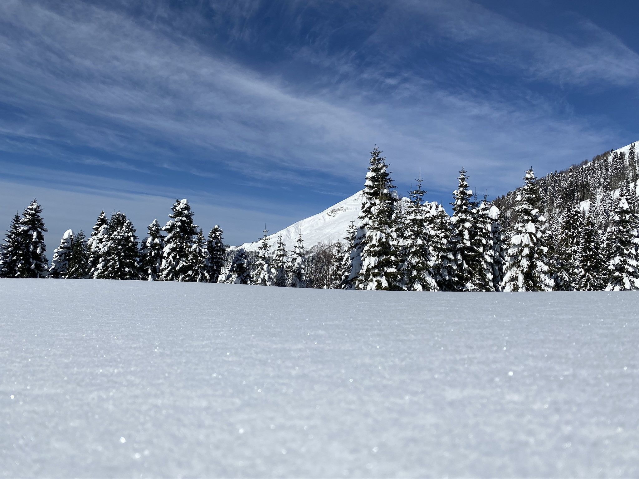 Зимние пейзажи Южного склона на Роза Хутор – фотографии России