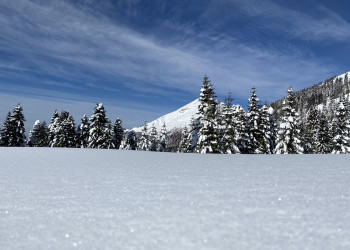 Зимние пейзажи Южного склона на Роза Хутор – фотографии России
