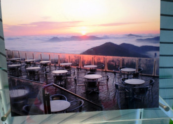 Смотровая площадка терраса Ункай, остров Хоккайдо в Японии – фотографии Японии