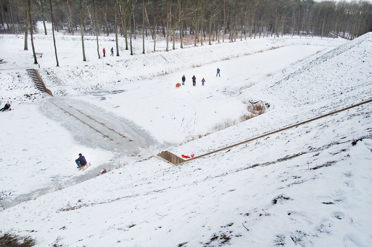 Мост Моисея зимой (Moses Bridge), Голландия – фотографии Нидерландов