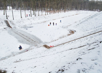 Мост Моисея зимой (Moses Bridge), Голландия – фотографии Нидерландов