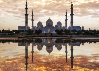 Белоснежная мечеть шейха Зайда в Арабских Эмиратах – фотографии ОАЭ