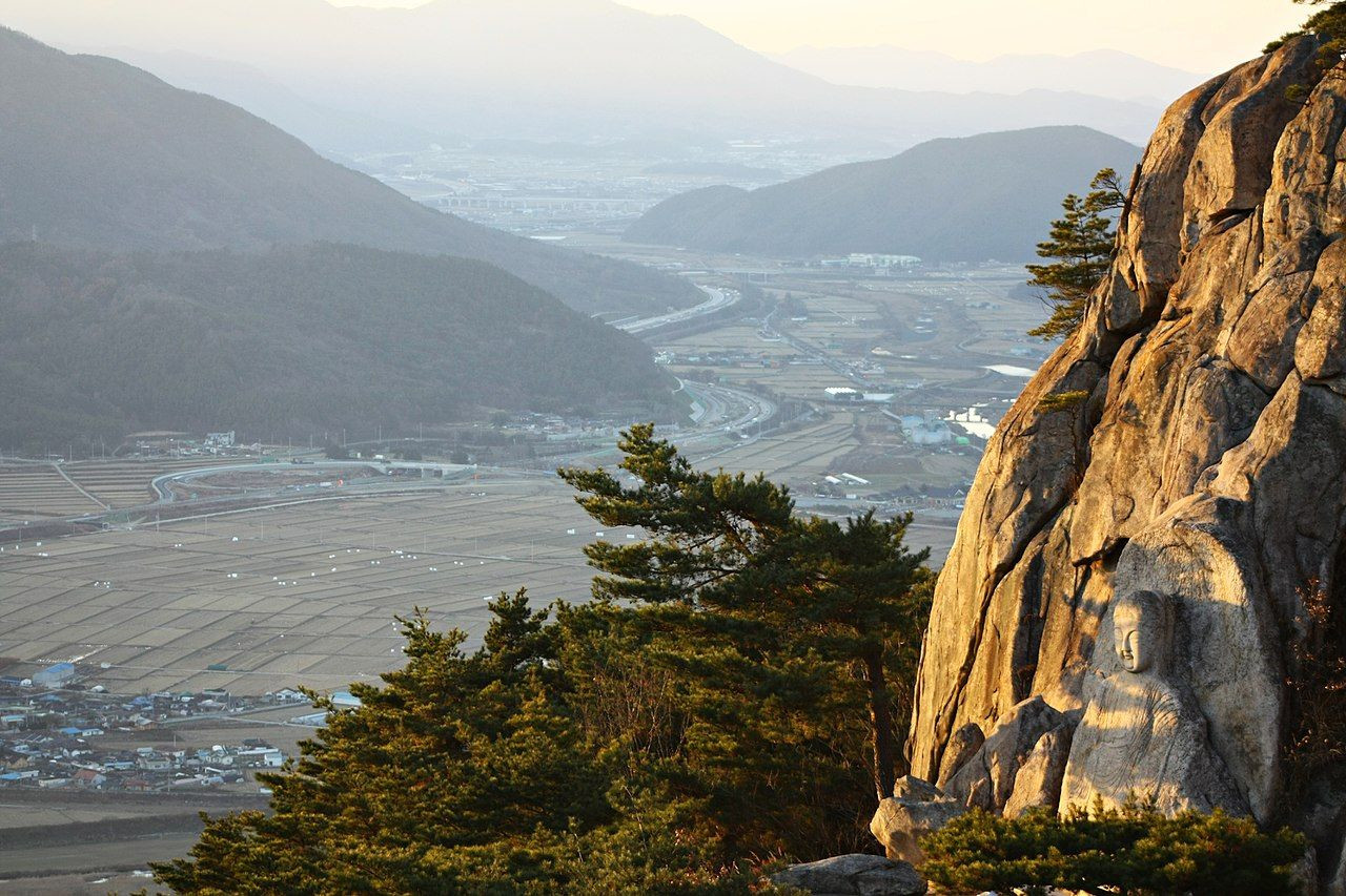 Вид с горы Намсан в Южной Корее – фотографии Южной Кореи