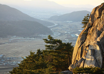 Вид с горы Намсан в Южной Корее – фотографии Южной Кореи