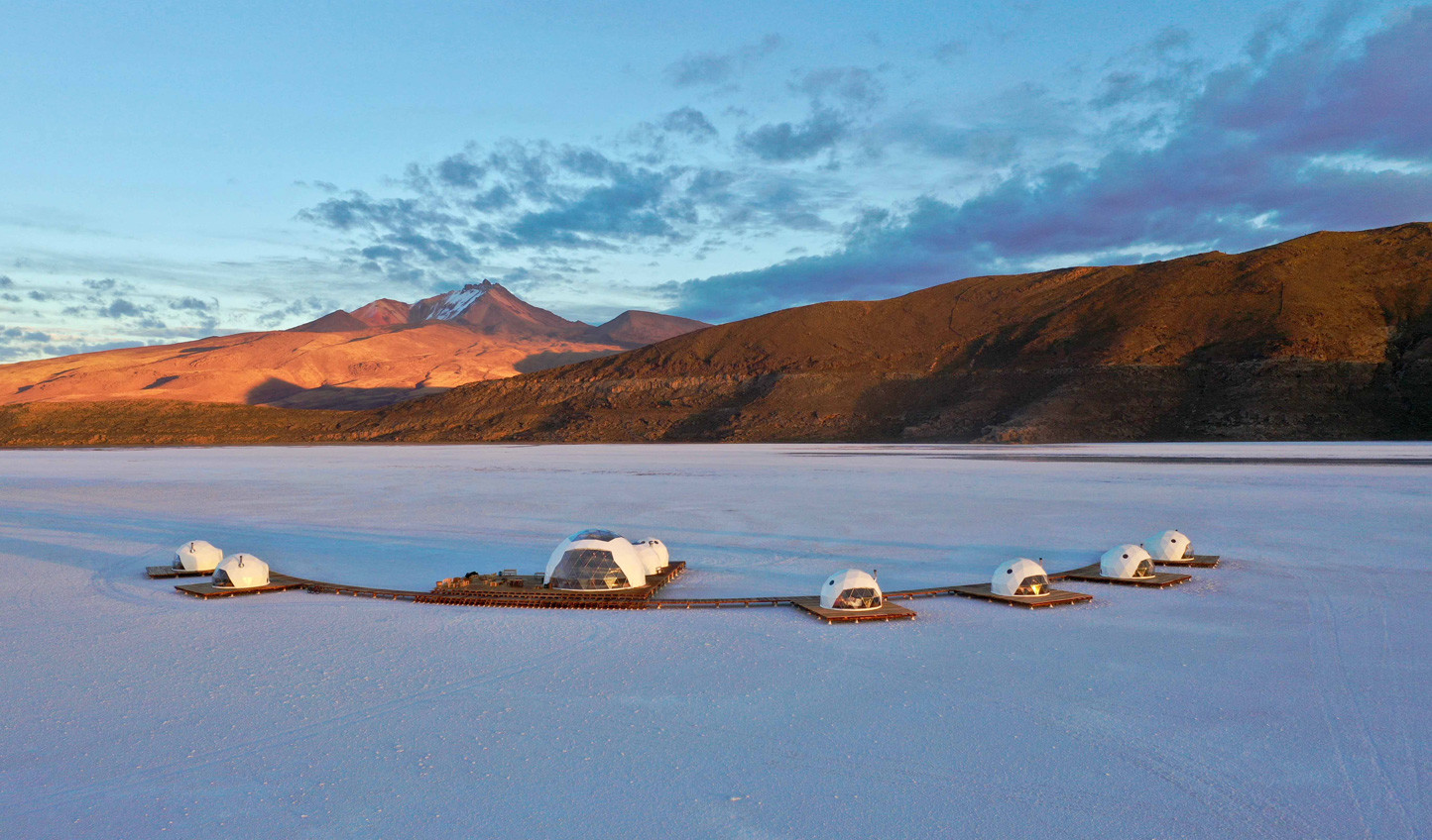 Отель в солончаке «Салар де Уюни» (Salar de Uyuni) в Боливии – фотографии Боливии