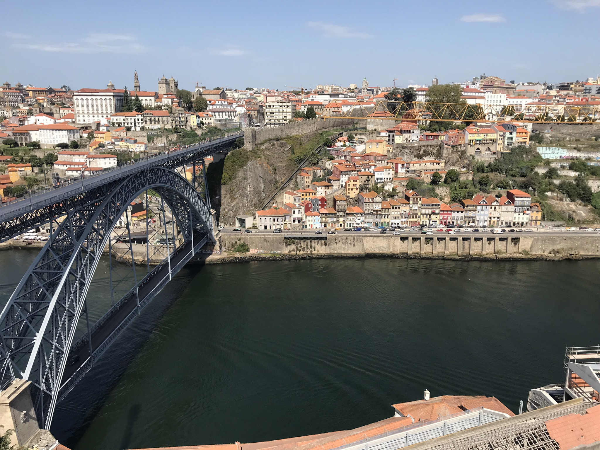 Вид со смотровой монастыря Mosteiro da Serra do Pilar, Порту – фотографии Португалии