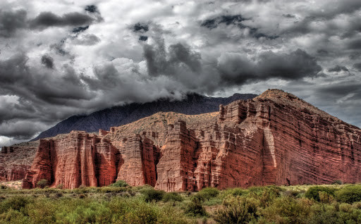 Тучи над горами. Сальта. Аргентина. – фотографии Аргентины