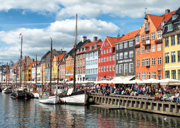 Набережные Копенгагена – фотографии Дании