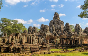 Храм Байон (Bayon), заповедник Ангкор, Камбоджа – фотографии Камбоджи