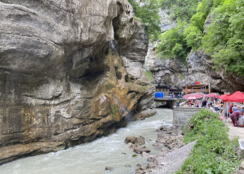 Чегемские водопады, прогулка по ущелью – фотографии России