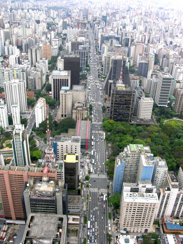 Авенида Паулиста (Avenida Paulista) – фотографии Бразилии