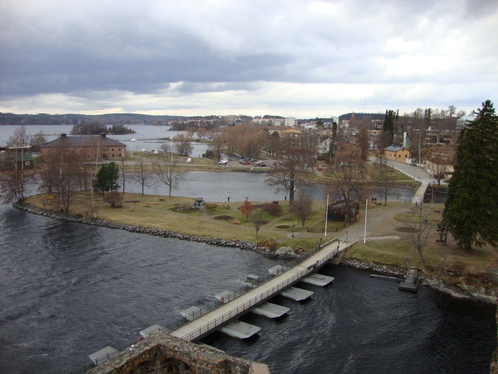 Вид из крепости Олавинлинна – фотографии Финляндии