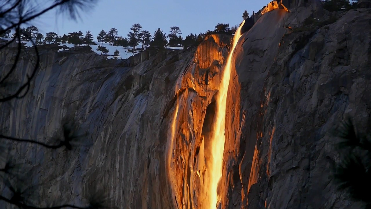 Лошадиный хвост (Horsetail Fall) — водопад в США – фотографии США