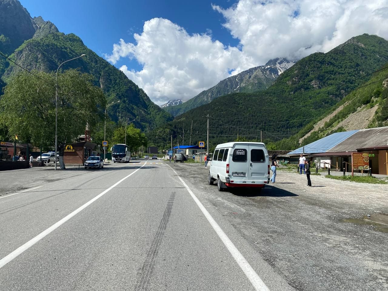Дороги в Северной Осетии – фотографии России