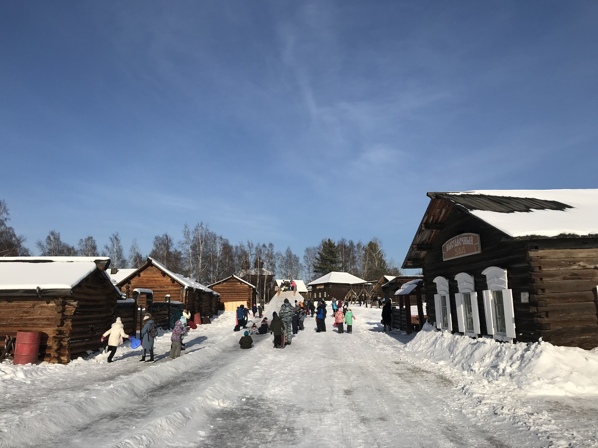 Музей Тальцы в декабре – фотографии России