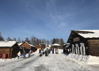 Музей Тальцы в декабре – фотографии России