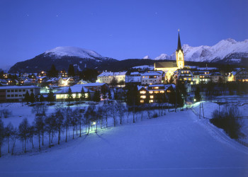 Ночной Мариалфарр. Австрия – фотографии Австрии